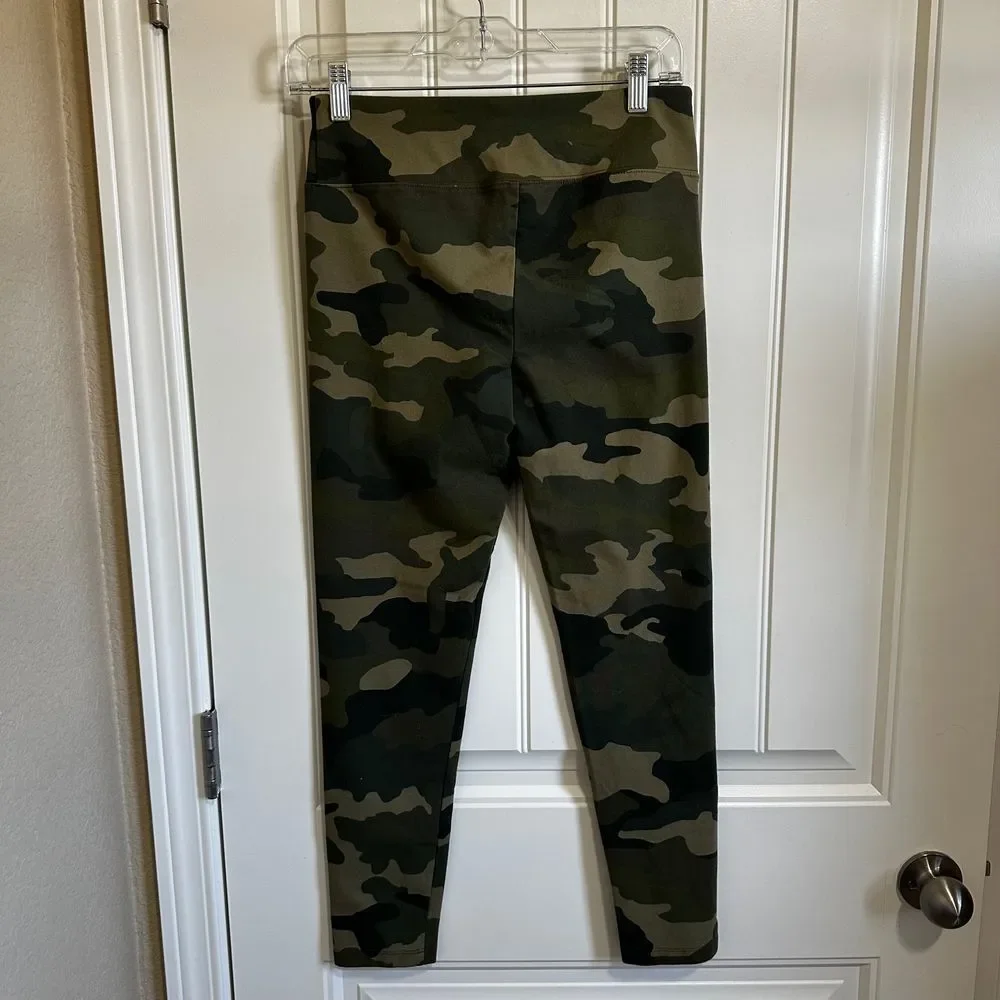 J.Crew Camo Print‎ High Waisted Leggings Athleisure Workout Pants Size M
